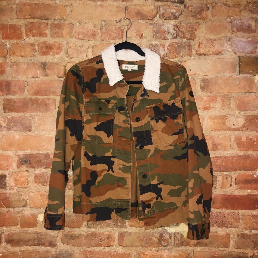 SOLD Madewell Camo Chore Jacket